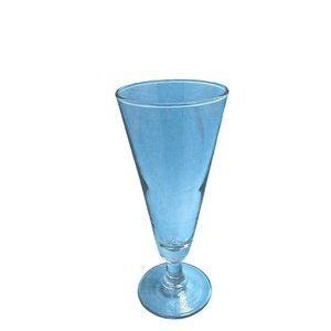 Pilsner Beer Glass Stemmed Footed 10 Oz Clear Glass